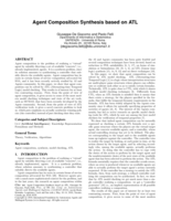 Agent composition synthesis based on ATL