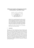 Reinforcement Sensitivity and Engagement in Proactive Recommendations: Experimental Evidence
