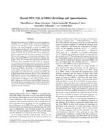 Beyond OWL 2 QL in OBDA: Rewritings and approximations