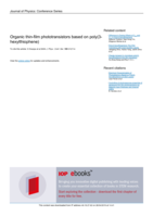 Organic thin-film phototransistors based on poly(3-hexylthiophene)