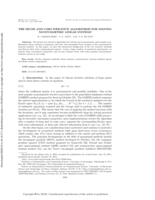 The BiCOR and CORS iterative algorithms for solving nonsymmetric linear systems