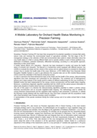 A Mobile Laboratory for Orchard Health Status Monitoring in Precision Farming
