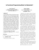 Is functional programming better for modularity?