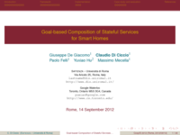 Goal-based composition of stateful services for smart homes