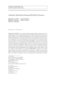 Uniformly Distributed Demand EPANET Extension