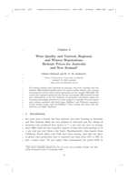 Wine Quality and Varietal, Regional, and Winery Reputations: Hedonic Prices for Australia and New Zealand.