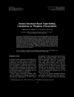 Density-functional based tight-binding calculations on thiophene polymorphism