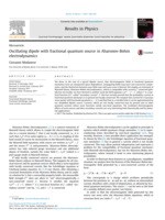 Oscillating dipole with fractional quantum source in Aharonov-Bohm electrodynamics