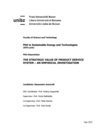 The Strategic Value of Product Service System - An Empirical Investigation