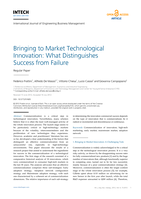 Bringing to market technological innovation: What distinguishes success from failure regular paper