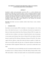Incumbents’ Attitude Toward Intrafamily Succession: An Investigation of Its Antecedents