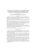 Analysis Of An Automatic Valve Geometry For Concrete And Drilling Mud Pumps To Avoid Cavitation: Non-Newtonian CFD Modelling