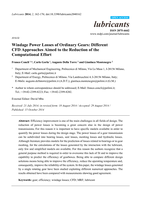 Windage Power Losses of Ordinary Gears: Different CFD Approaches Aimed to the Reduction of the Computational Effort