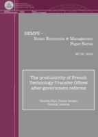 The Productivity of French Technology Transfer Offices after government reforms