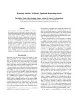 'Knowing Whether' in Proper Epistemic Knowledge Bases