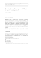 Reasoning about coalitional agency and ability in the logics of "bringing-it-about"