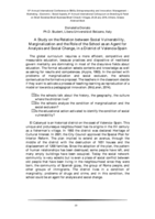 A Study on the Relation between Social Vulnerability, Marginalization and the Role of the School as an Agent for Analysis and Social Change, in a District of Valencia-Spain