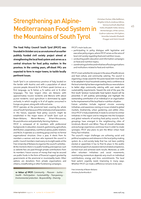 Strengthening an Alpine-Mediterranean Food System in the Mountains of South Tyrol