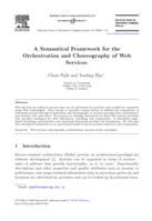 A semantical framework for the orchestration and choreography of web services