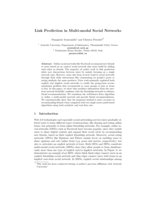 Link prediction in multi-modal social networks