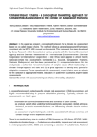 Climate Impact Chains - a conceptual modelling approach for Climate Risk Assessment in the context of Adaptation Planning