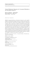 Upward Refinement Operators for Conceptual Blending in the Description Logic EL++