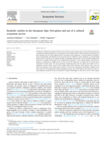 Symbolic entities in the European Alps: Perception and use of a cultural ecosystem service