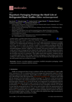 Hypobaric Packaging Prolongs the Shelf Life of Refrigerated Black Truffles (Tuber melanosporum)
