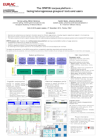 The OPATCH corpus platform – facing heterogeneous groups of texts and users