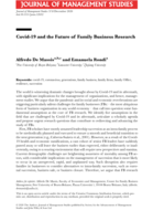 Covid-19 and the future of family business research