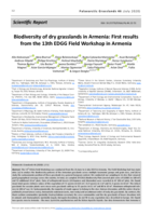 Biodiversity of dry grasslands in Armenia: First results from the 13th EDGG Field Workshop in Armenia