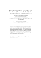 Right Scaling for Right Pricing: A Case Study on Total Cost of Ownership Measurement for Cloud Migration