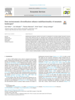 Does socioeconomic diversification enhance multifunctionality of mountain landscapes?