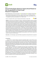 Novel Technologies Based on Supercritical Fluids for the Encapsulation of Food Grade Bioactive Compounds