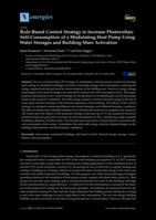Rule-Based Control Strategy to Increase Photovoltaic Self-Consumption of a Modulating Heat Pump Using Water Storages and Building Mass Activation