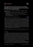 Assessment Model of End-of-Life Costs and Waste Quantification in Selective Demolitions: Case Studies of Nearly Zero-Energy Buildings