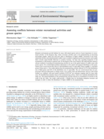 Assessing conflicts between winter recreational activities and grouse species