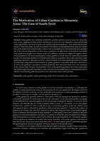 The Motivation of Urban Gardens in Mountain Areas: the Case of South Tyrol