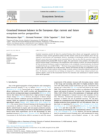 Grassland biomass balance in the European Alps: current and future ecosystem service perspectives