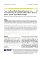 How fructophilic lactic acid bacteria may reduce the FODMAPs content in wheat-derived baked goods: A proof of concept