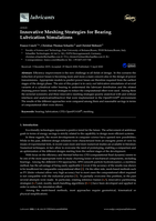 Innovative Meshing Strategies for Bearing Lubrication Simulations
