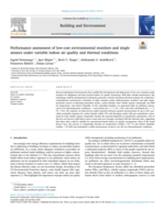 Performance assessment of low-cost environmental monitors and single sensors under variable indoor air quality and thermal conditions
