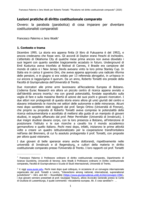 Lezioni pratiche di diritto costituzionale comparato