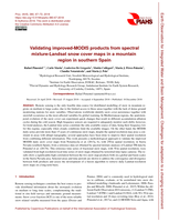 Validating improved-MODIS products from spectral  mixture-Landsat snow cover maps in a mountain region in southern Spain