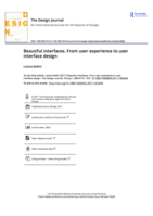 Beautiful interfaces: From user experience to user interface design
