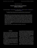 Postural control of people in treatment for substance use disorder