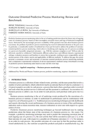 Outcome-oriented predictive process monitoring: Review and benchmark