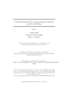 A hybrid approach for aspect-oriented business process modeling