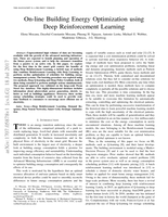 On-Line Building Energy Optimization Using Deep Reinforcement Learning