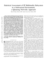 Statistical Assessment of IP Multimedia Subsystem in a Softwarized Environment: A Queueing Networks Approach